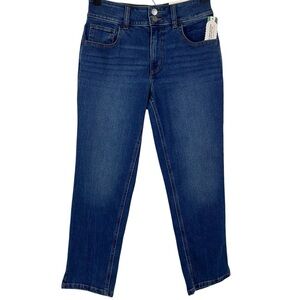 M Jeans By Maurices Womens Size 6S 6 Short Curvy Straight Ankle High Rise Blue